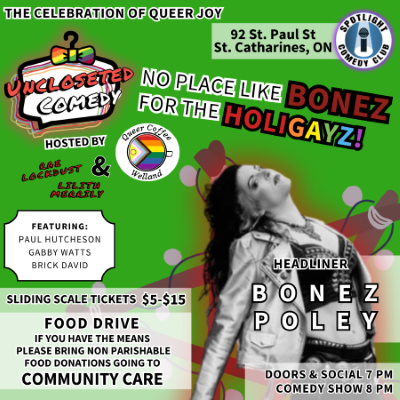 Uncloseted Comedy Bonez Pauley