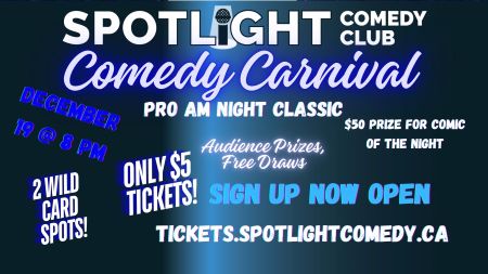 December 19 Comedy Carnival